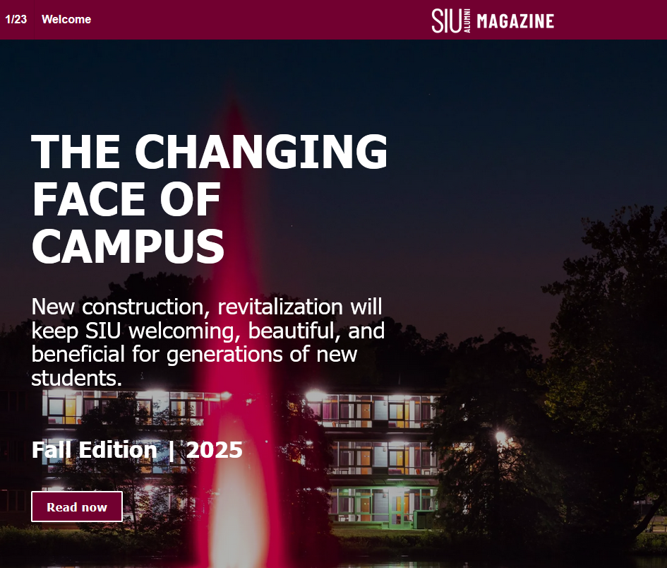 alumni magazine cover